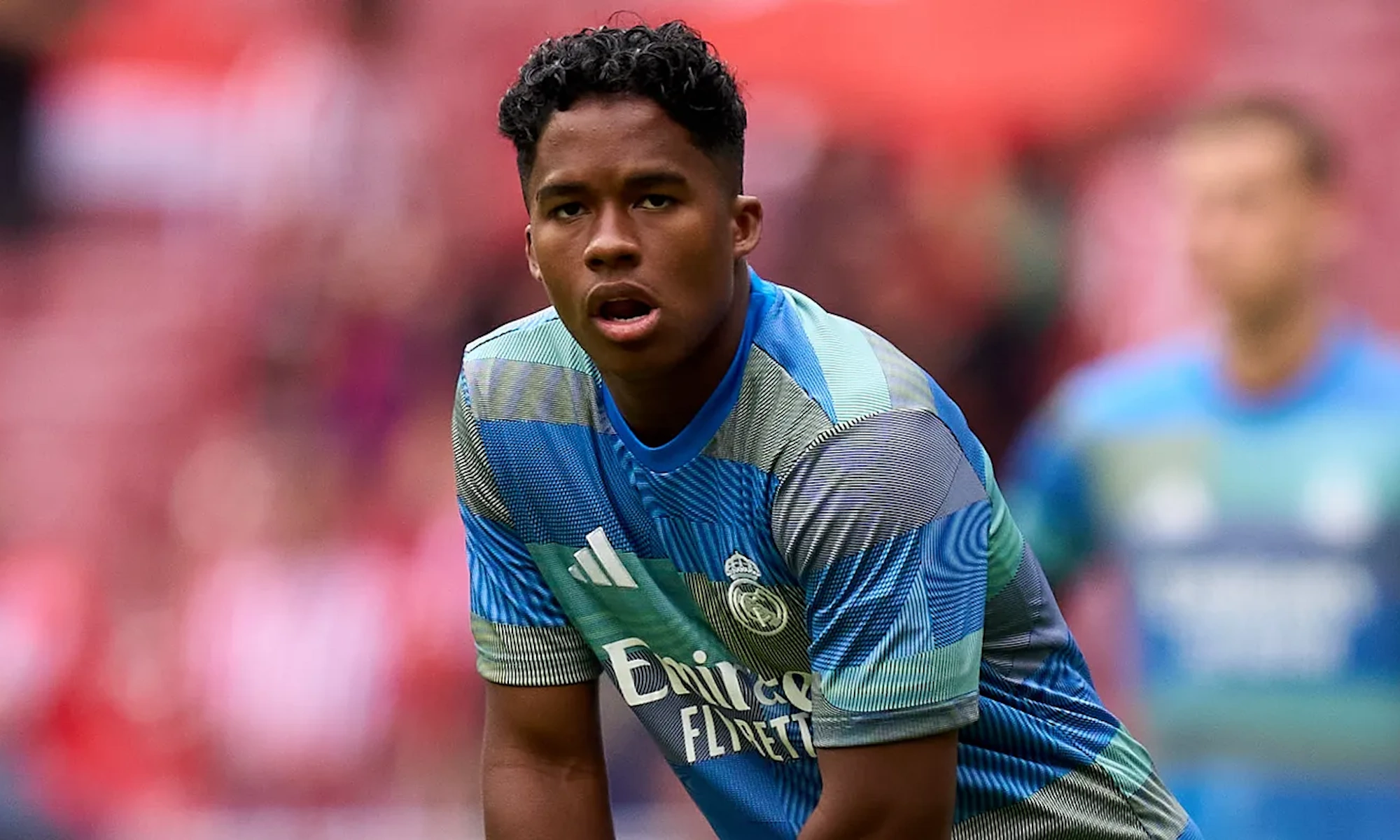 Endrick en un partido con el Real Madrid