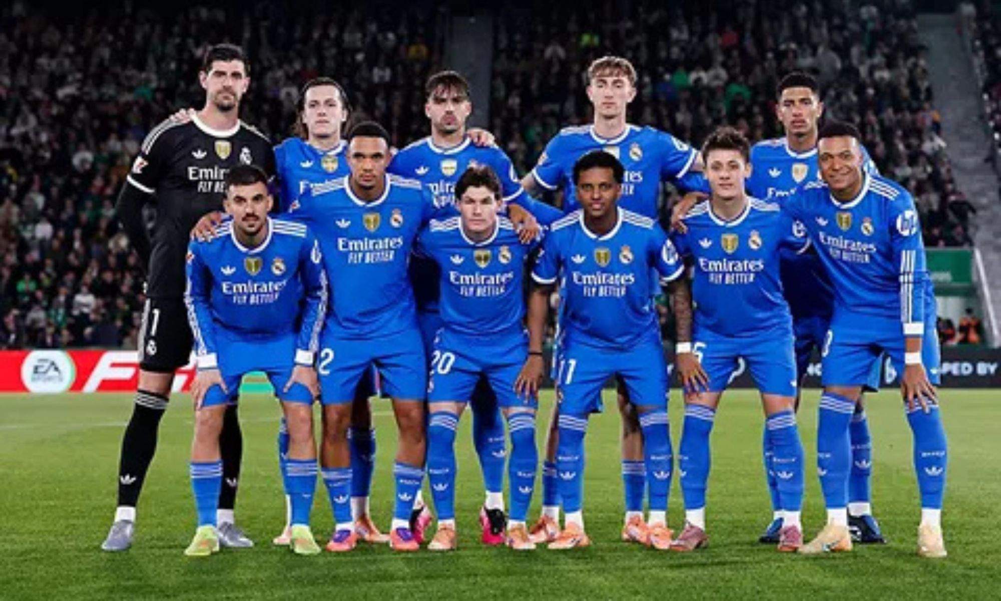 Once del Real Madrid frente al Elche