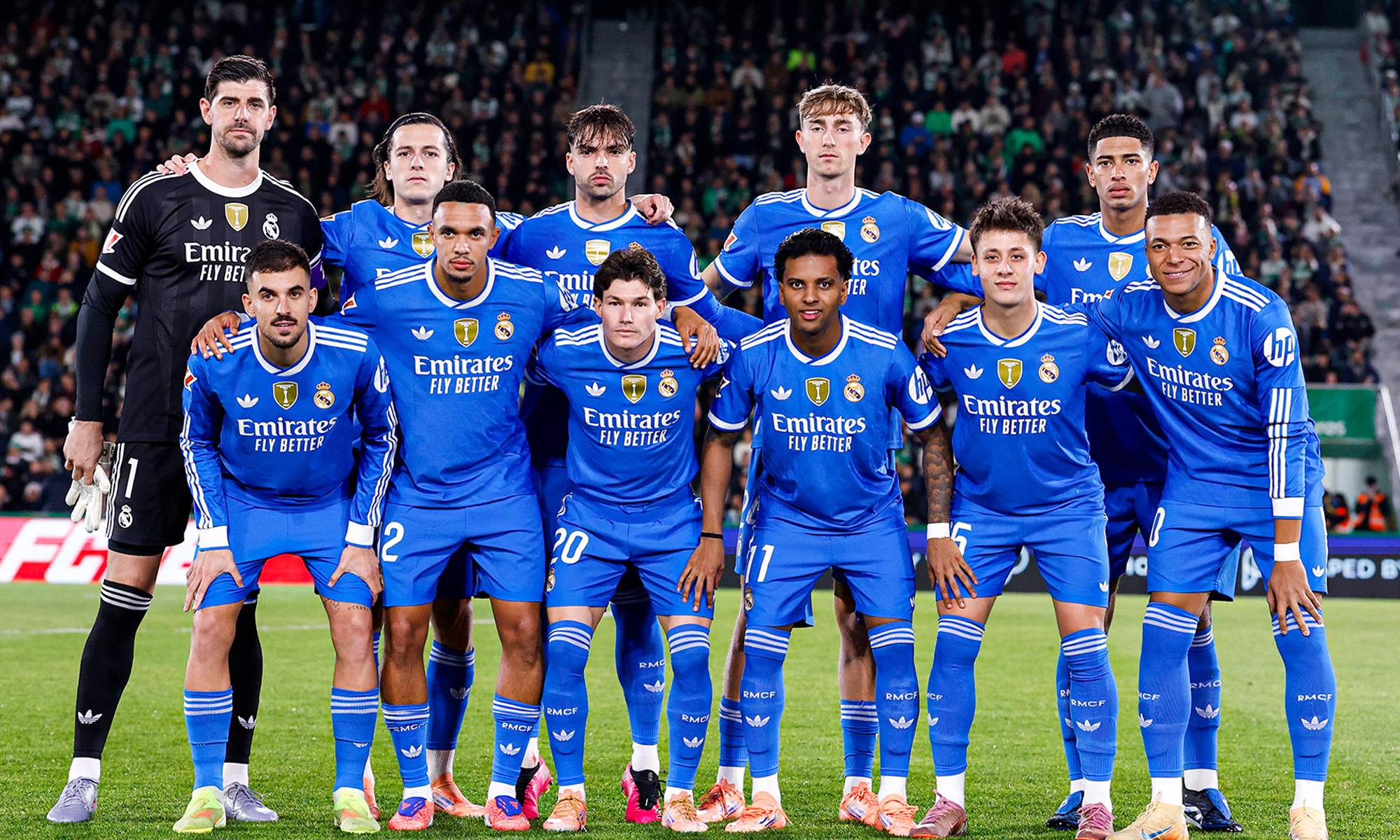 Once del Real Madrid contra el Elche.