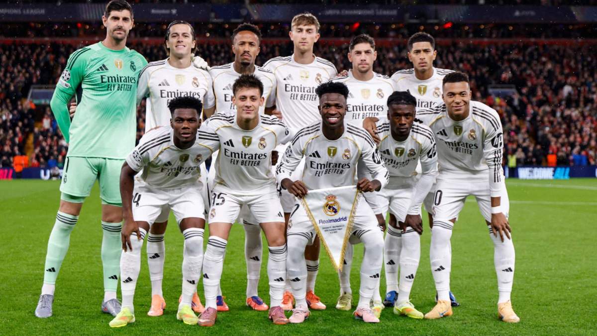 Once del Real Madrid ante el Liverpool