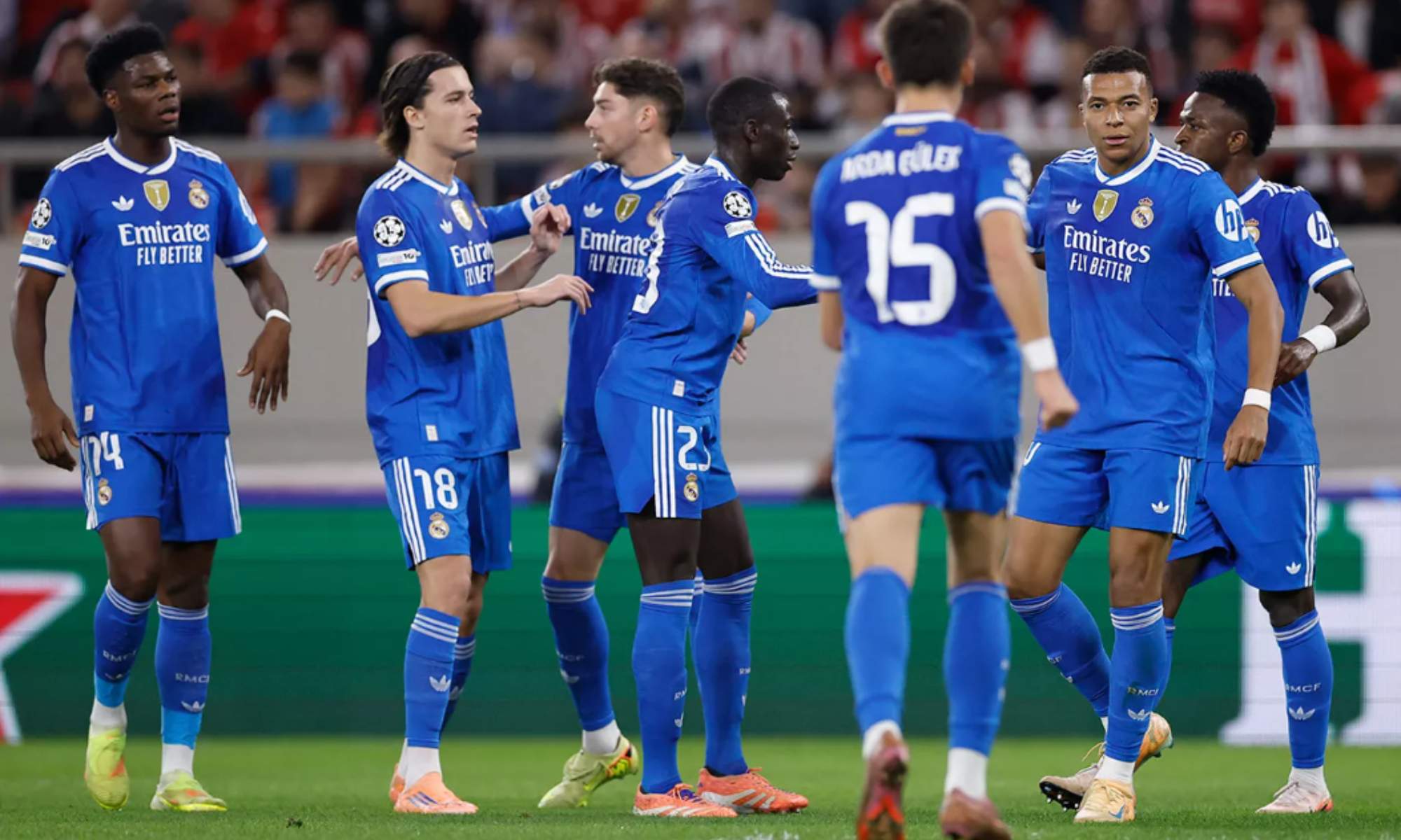 El Real Madrid vence al Olympiacos y vuelve a la victoria