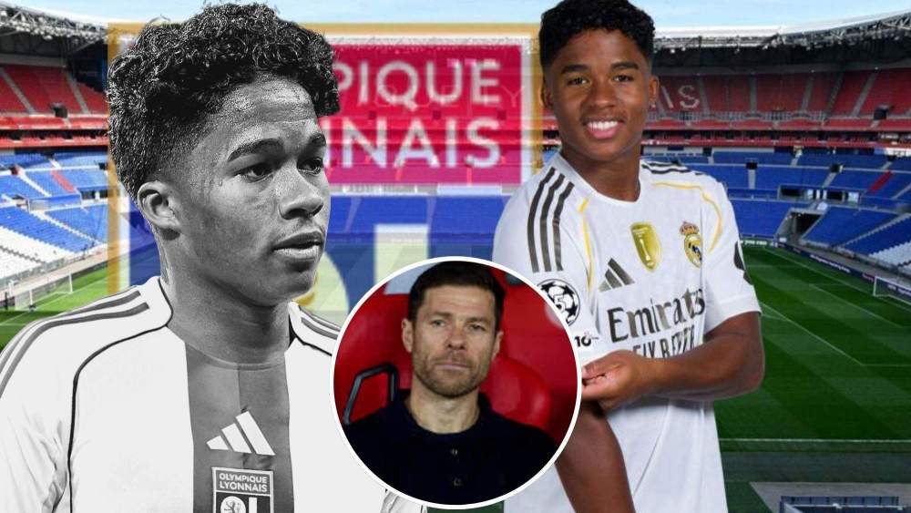 Endrick al Lyon y Xabi Alonso