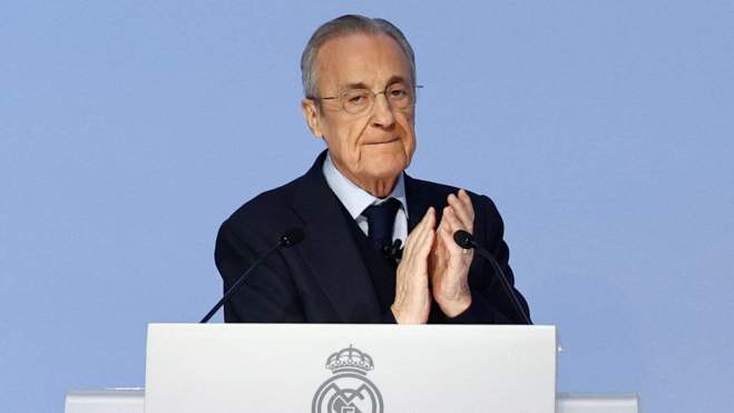 Florentino Pérez en un acto del Real Madrid. Florentino Pérez en un acto del Real Madrid.