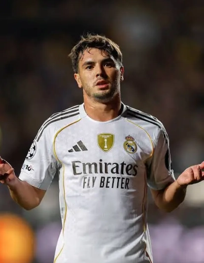 Brahim Díaz jugando un partido con el Real Madrid. Brahim Díaz jugando un partido con el Real Madrid.