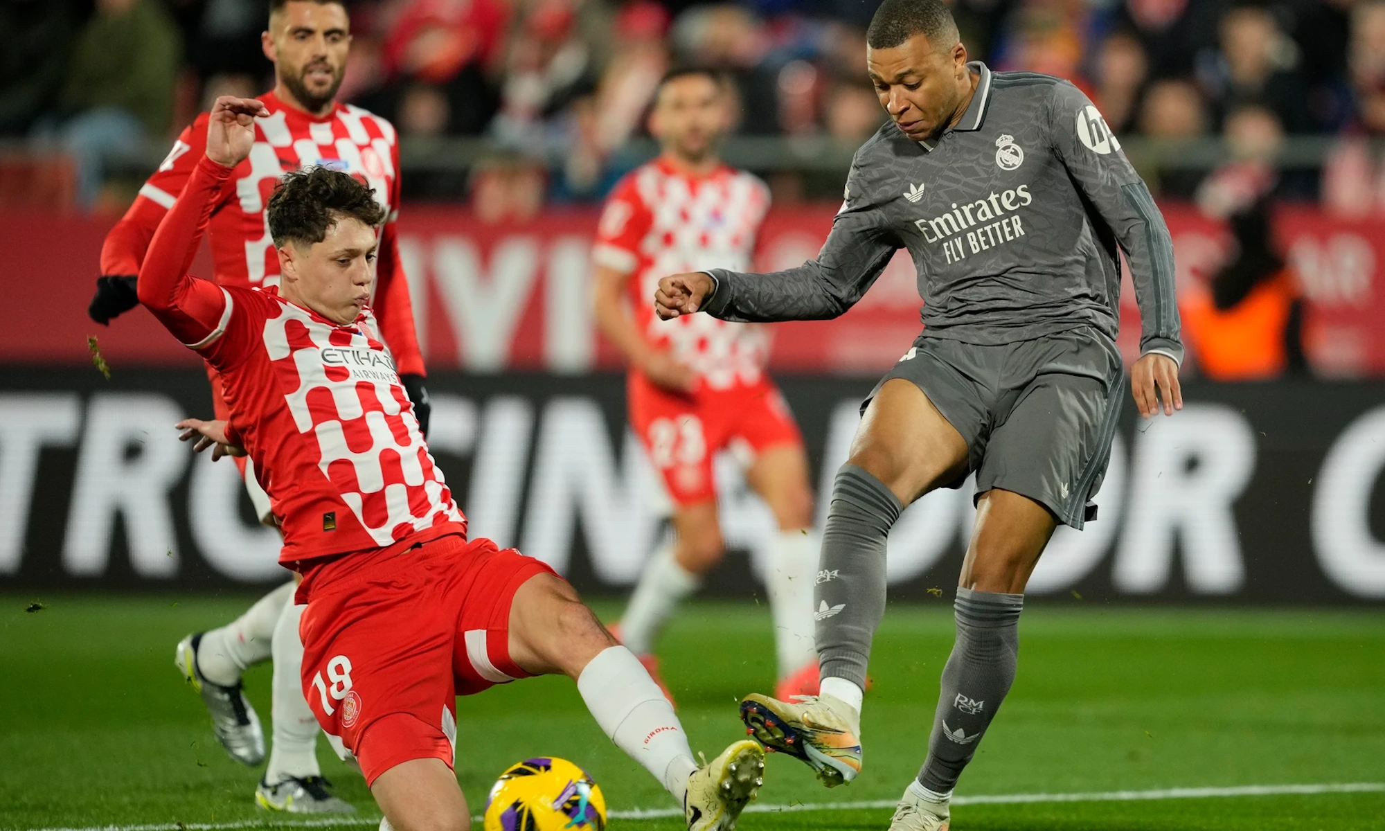 Mbappé la temporada pasada en Girona