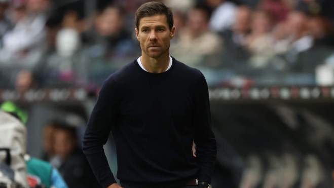 Xabi Alonso durante un partido