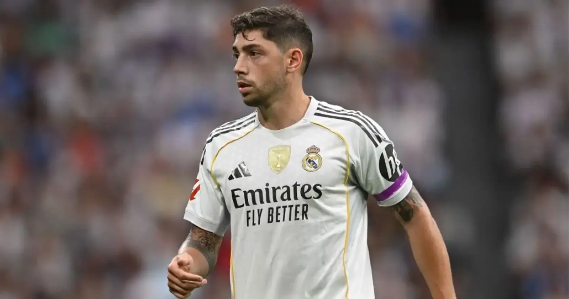 Fede Valverde durante un partido de esta temporada