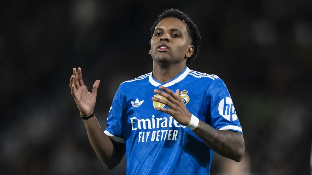 Rodrygo Goes lamentándose de una acción en un partido Rodrygo Goes lamentándose de una acción en un partido