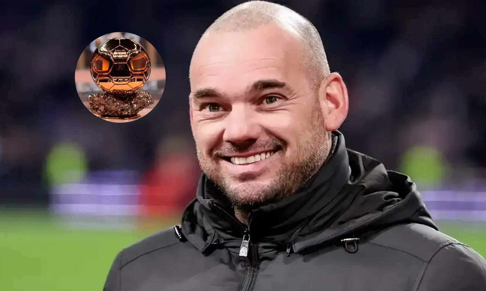 Sneijder y el Balón de Oro. 