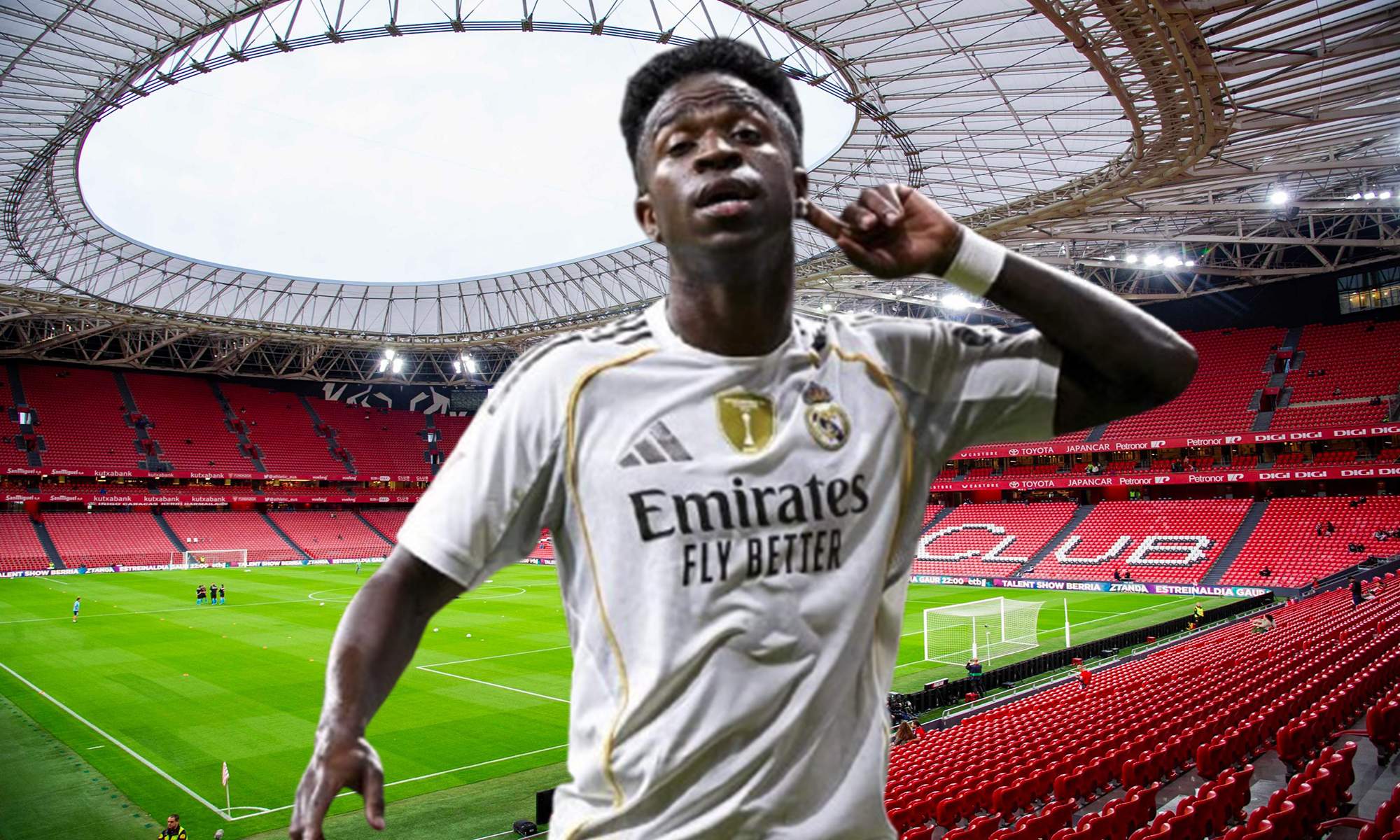 Vinicius y San Mamés