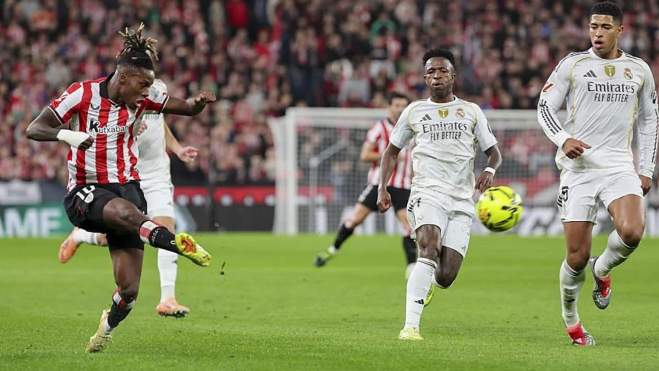 Nico Williams en el Athletic - Real Madrid de anoche Nico Williams en el Athletic - Real Madrid de anoche
