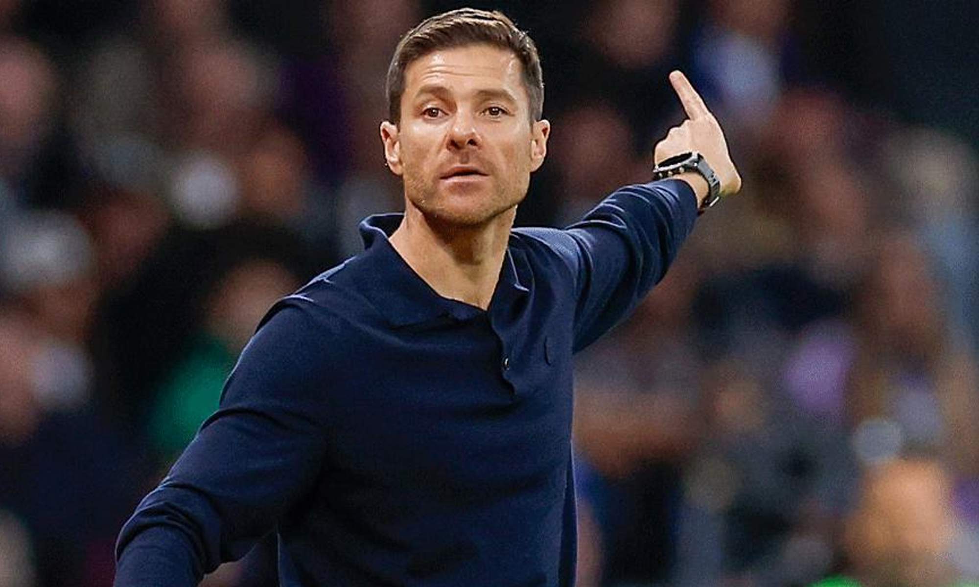 Xabi Alonso en un partido del Real Madrid. 