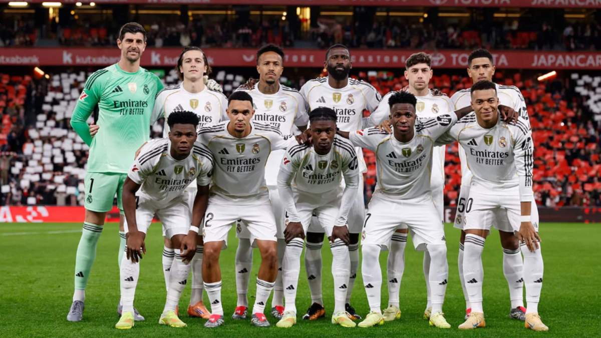 Once del Real Madrid contra el Athletic Club Once del Real Madrid contra el Athletic Club