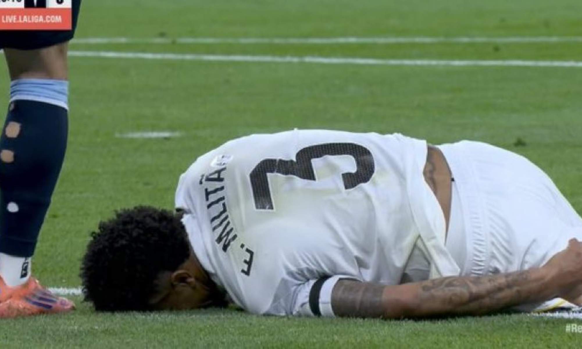 Militao lesionado Militao lesionado