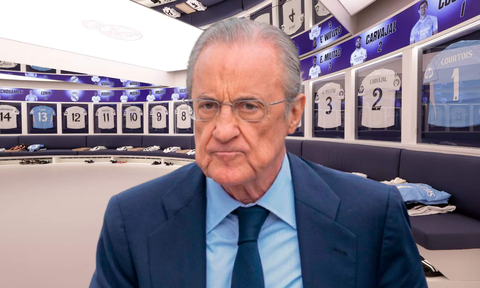 Florentino Pérez sobre vestuario Real Madrid