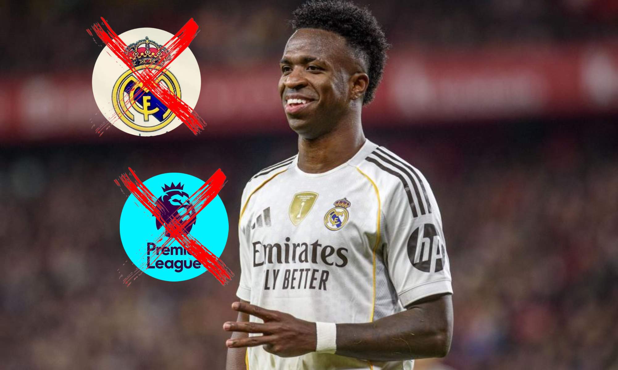 Vinicius ni a la Premier ni el Madrid