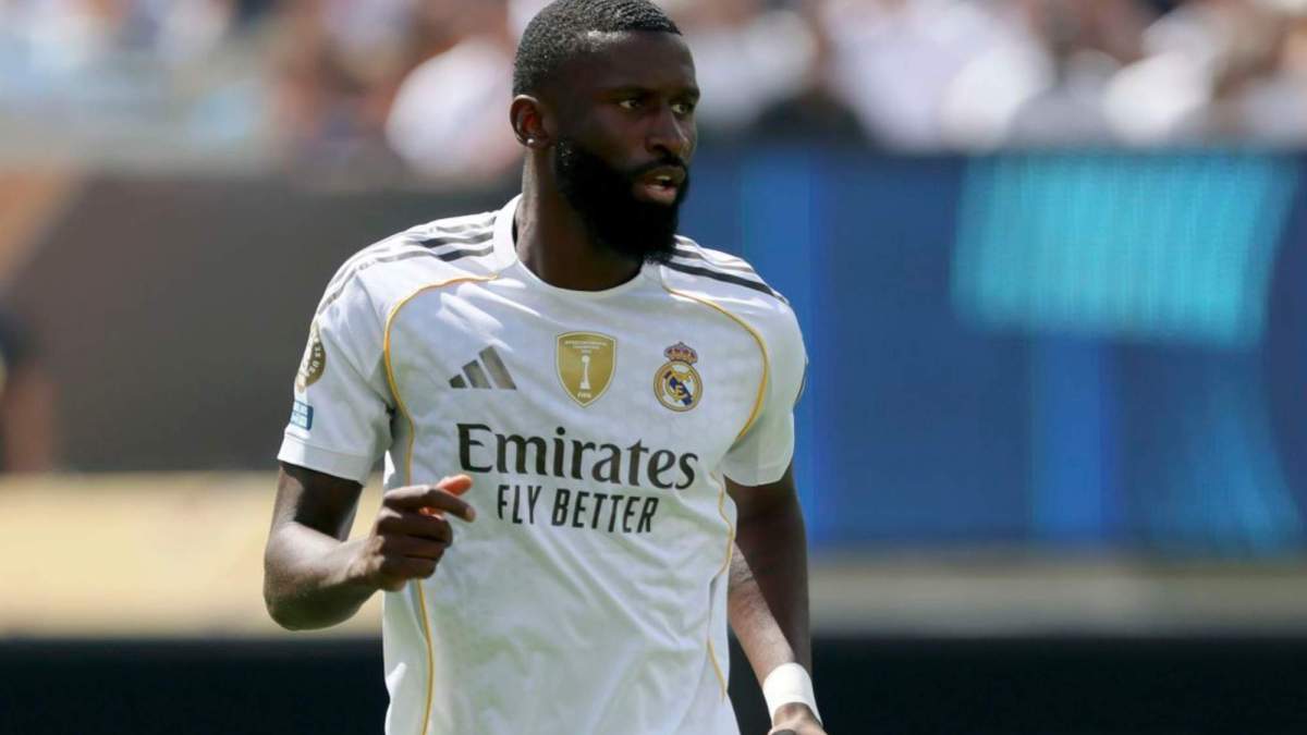 Antonio Rüdiger en un partido del Real Madrid. Antonio Rüdiger en un partido del Real Madrid.