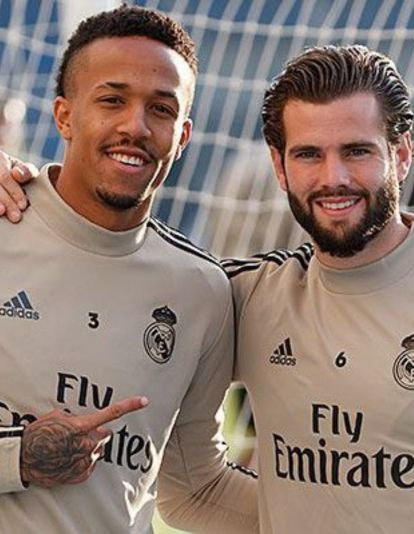 Eder Militao y Nacho Fernández Eder Militao y Nacho Fernández