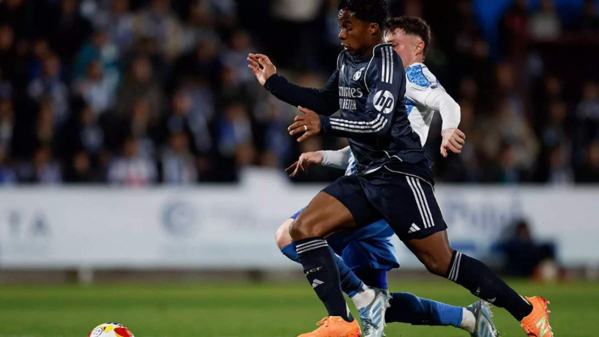 Endrick durante el partido frente al Talavera Endrick durante el partido frente al Talavera