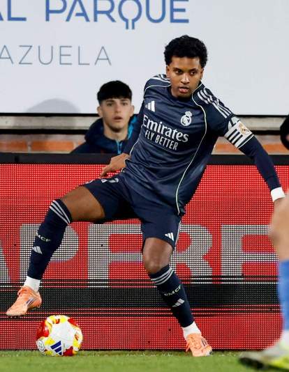 Rodrygo Goes durante el Talavera - Real Madrid. Rodrygo Goes durante el Talavera - Real Madrid.