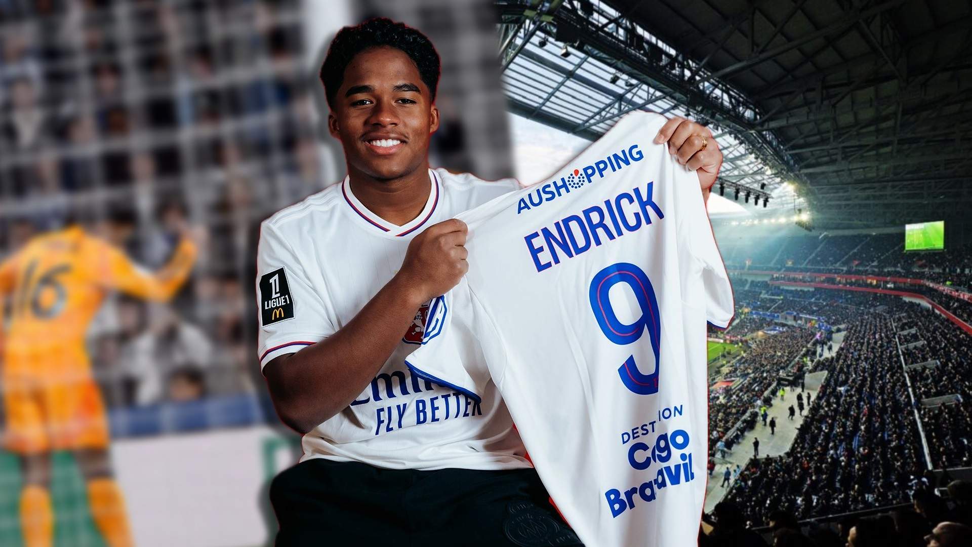 Endrick, despedido del Real Madrid con honores, lluvia de mensajes al brasileño