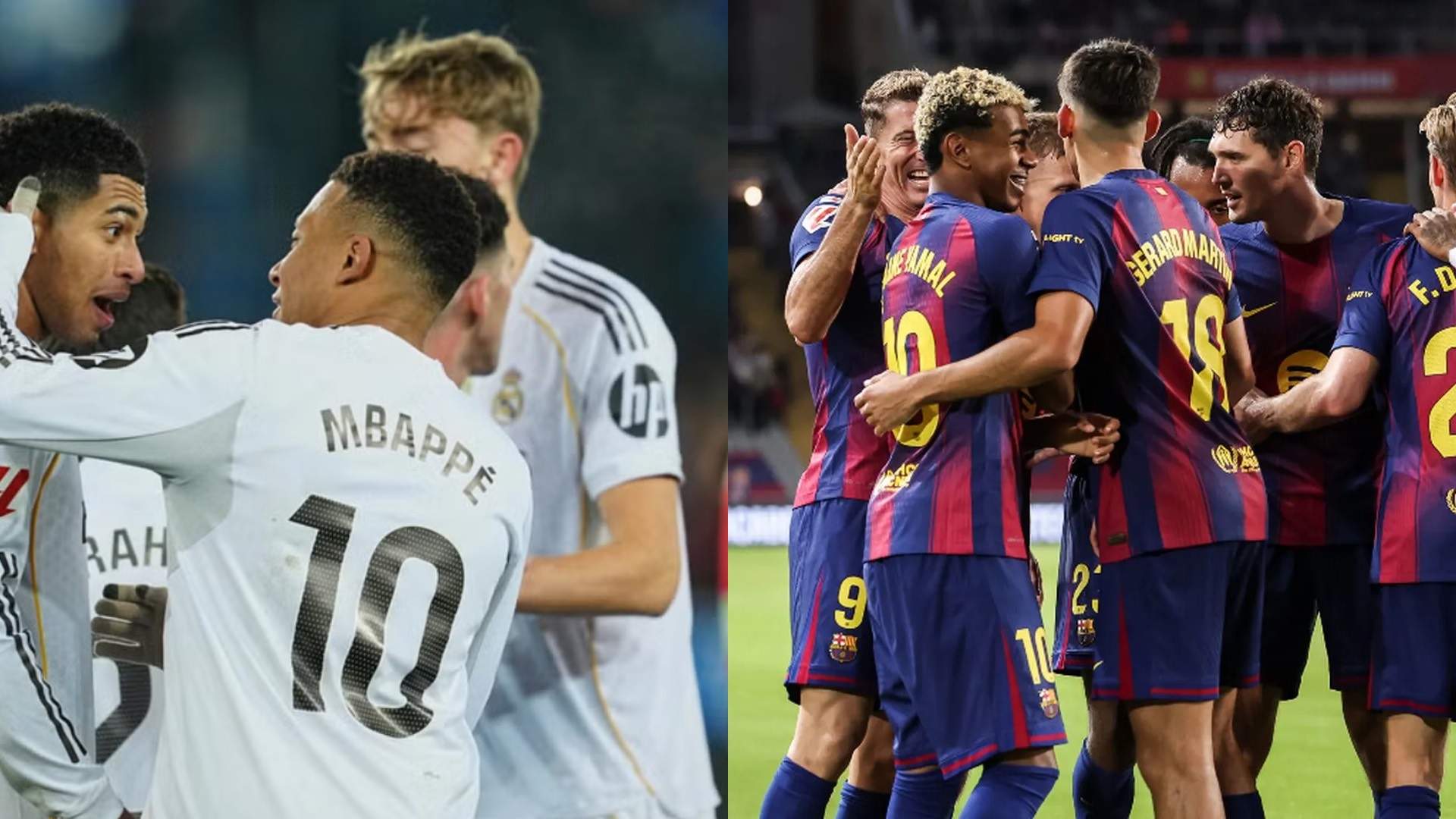 Paliza histórica del Real Madrid al Barcelona en jugadores revalorizados en 2025