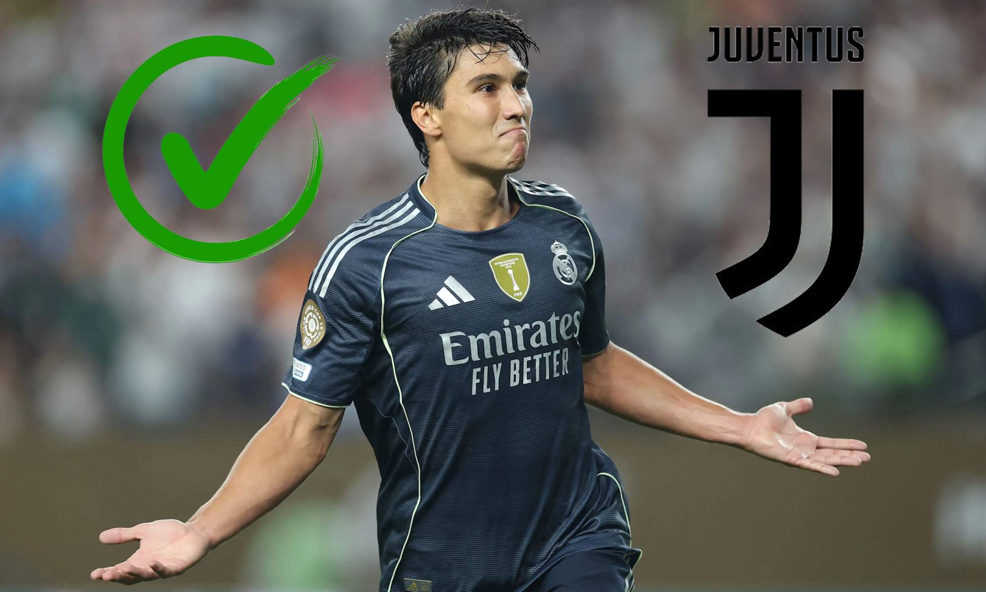 Gonzalo y escudo Juventus