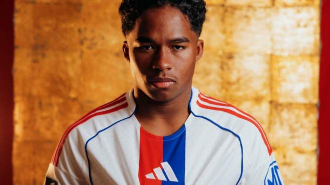 Endrick con el Lyon Endrick con el Lyon