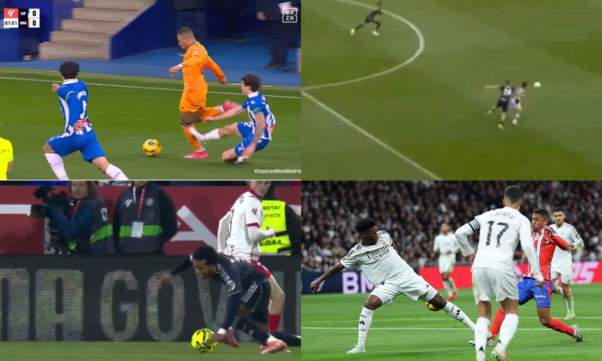 Los errores arbitrales contra el Real Madrid en LaLiga durante el 2025