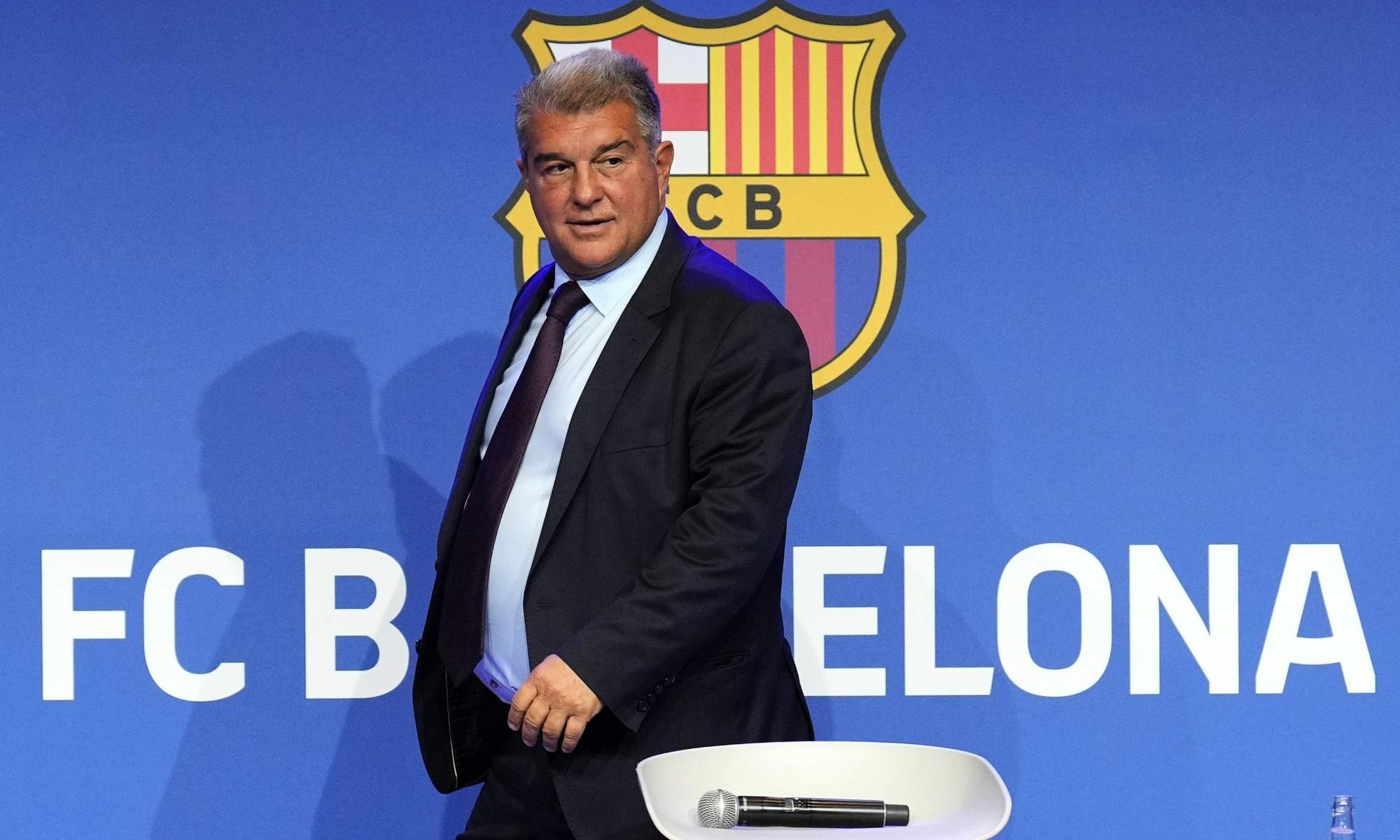 Joan Laporta, presidente del Barcelona