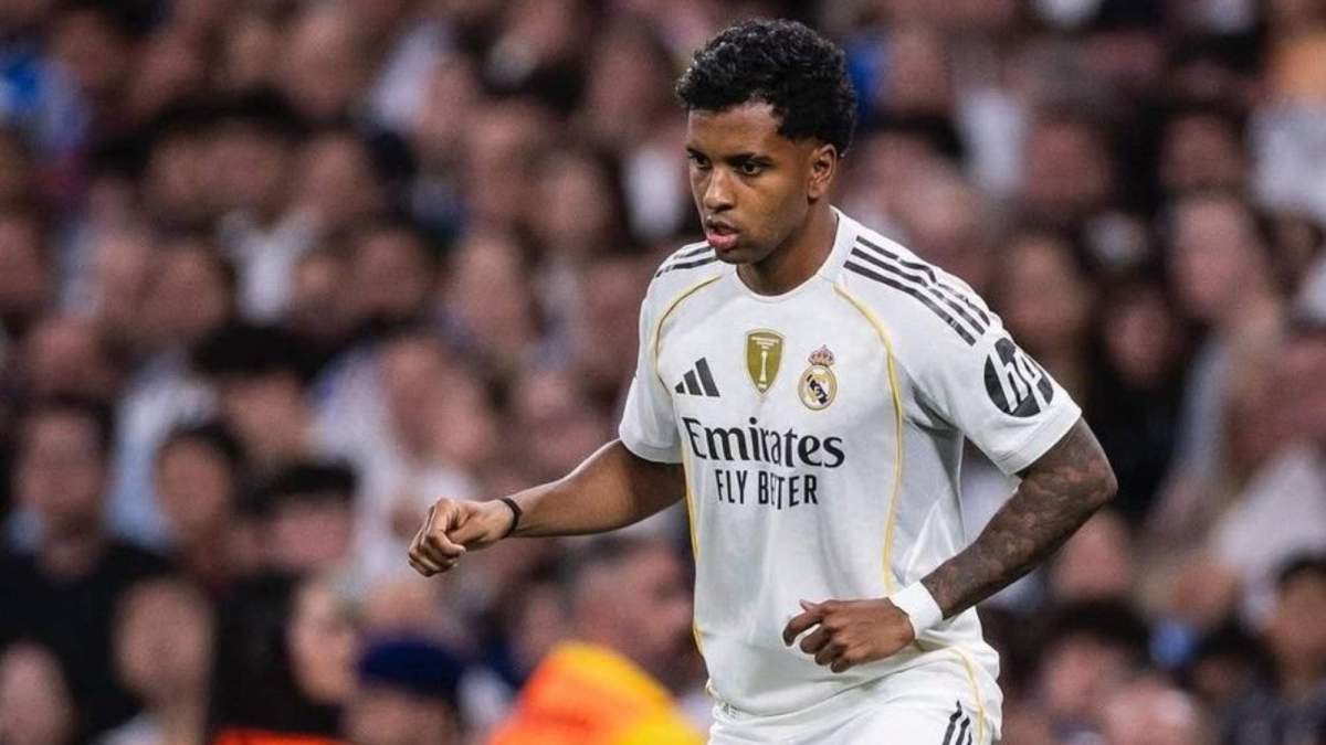 Rodrygo Goes durante un partido de esta temporada
