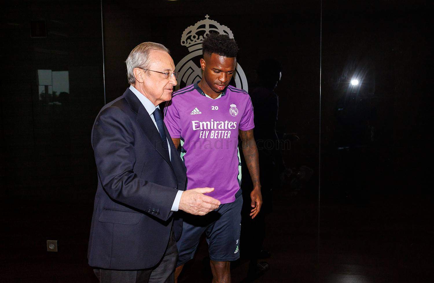 Florentino Pérez y Vinicius Junior