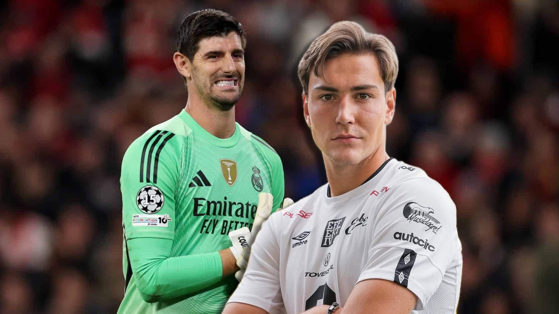 Eriksson, de 19 años, es el portero elegido para suplir a Courtois en el Madrid