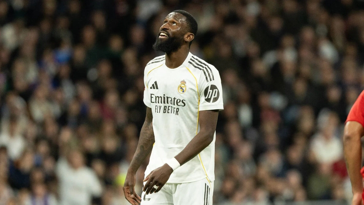 Antonio Rüdiger disputando un partido con el Real Madrid. Antonio Rüdiger disputando un partido con el Real Madrid.