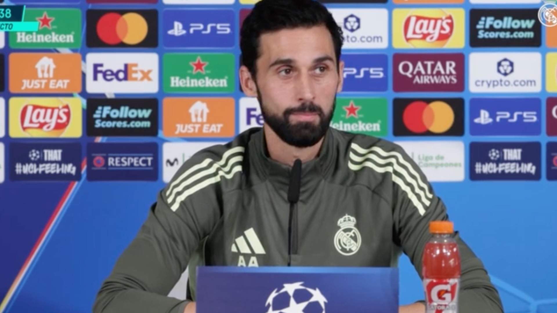 Arbeloa se pronuncia sobre una posible suplencia de Vinicius: "Lo he dejado muy claro"