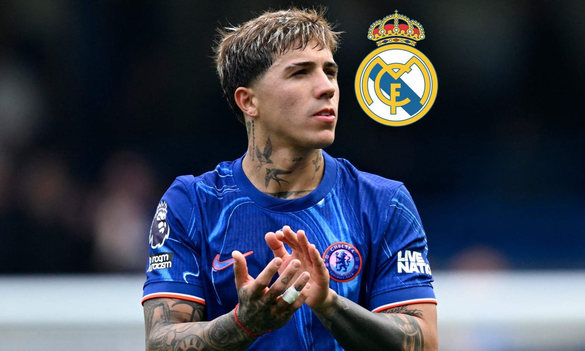 En Inglaterra relacionan a Enzo Fernández con el Real Madrid