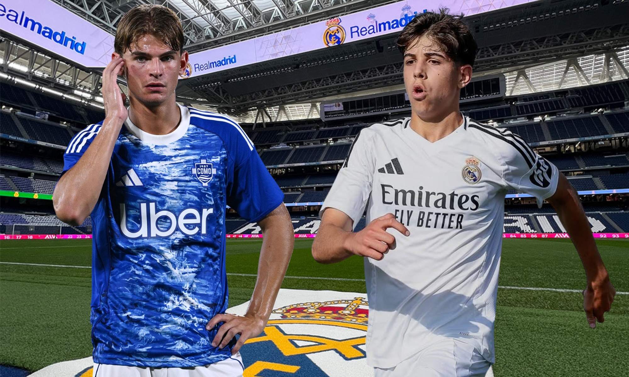 Nico Paz y Bryan Bugarín