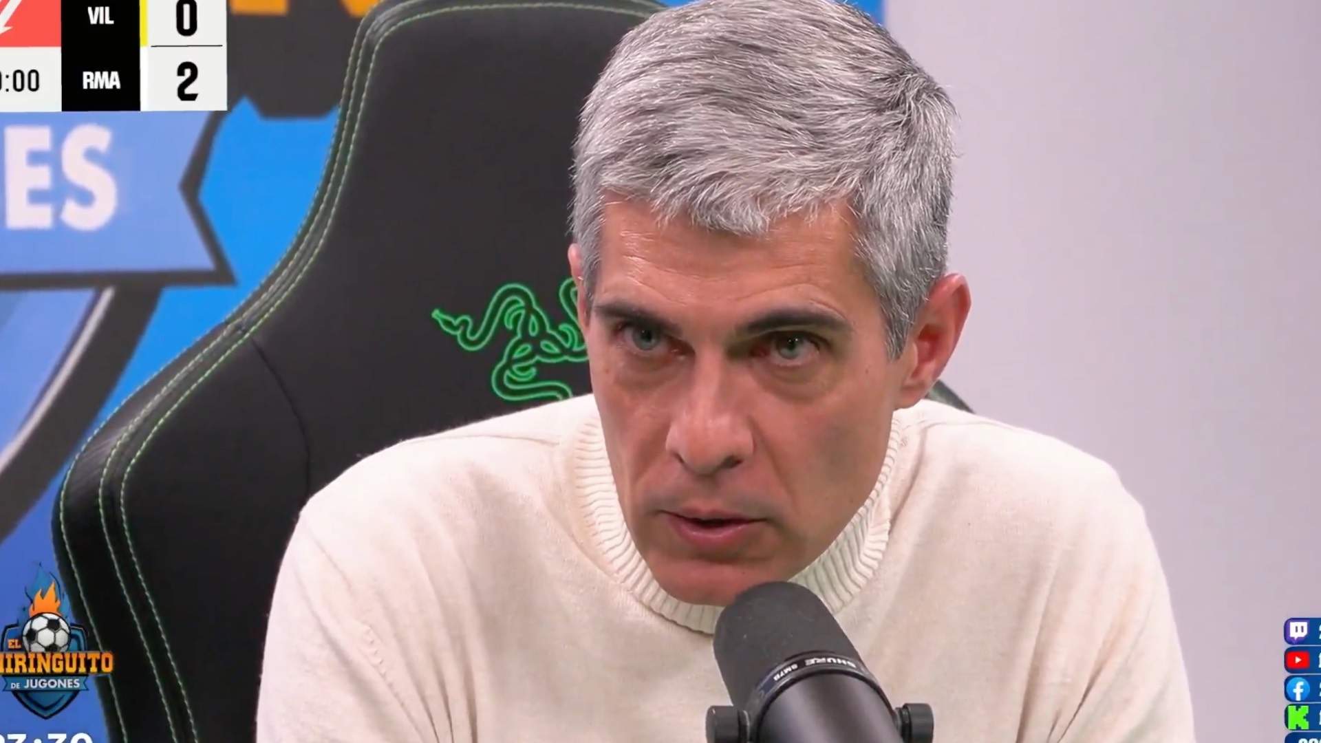 José Luis Sánchez, de El Chiringuito: “Con esta versión, el vestuario del Real Madrid se ve capacitado para ganar Liga y Champions”