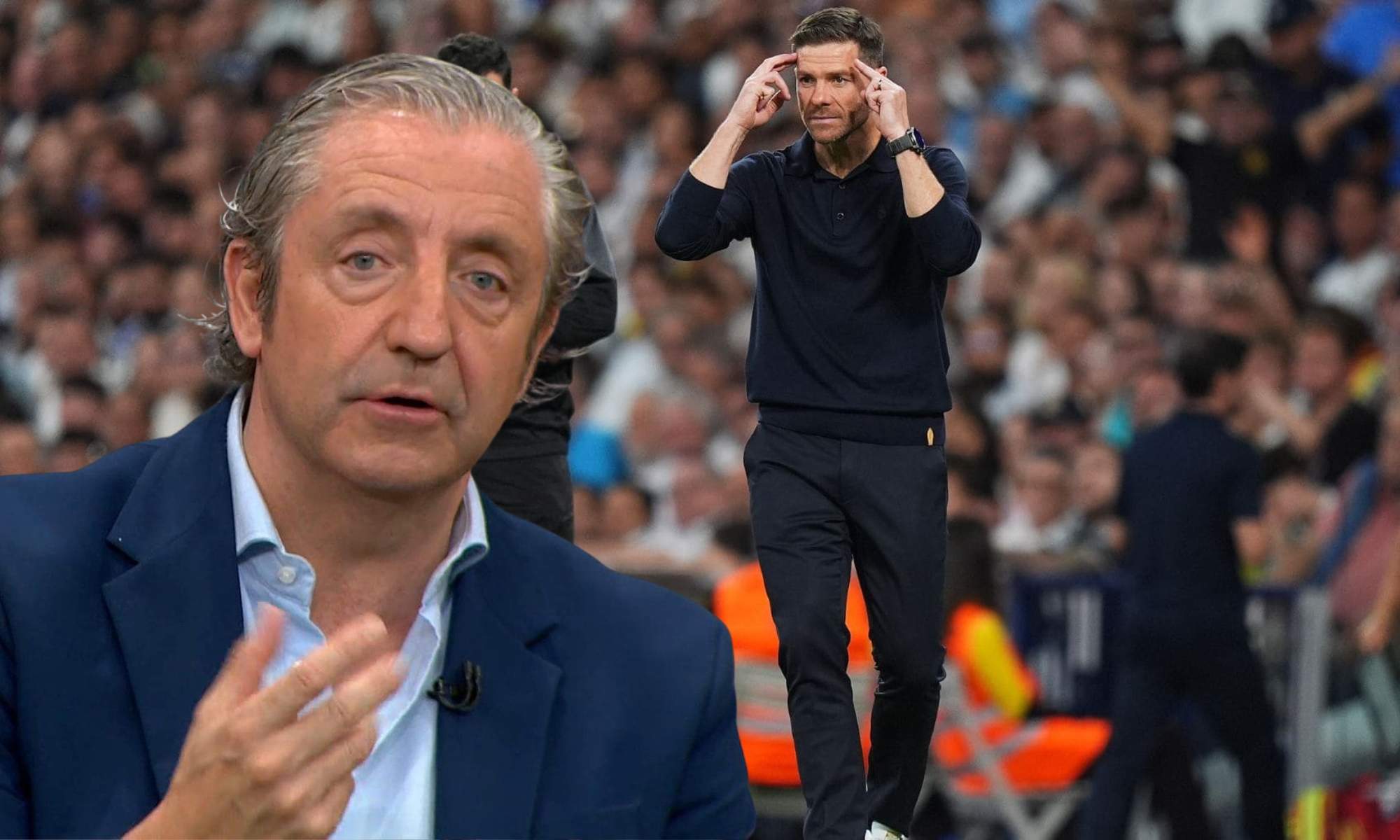 Pedrerol y Xabi Alonso