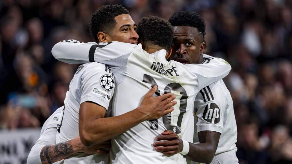 Bellingham, Vinicius y Mbappé Bellingham, Vinicius y Mbappé