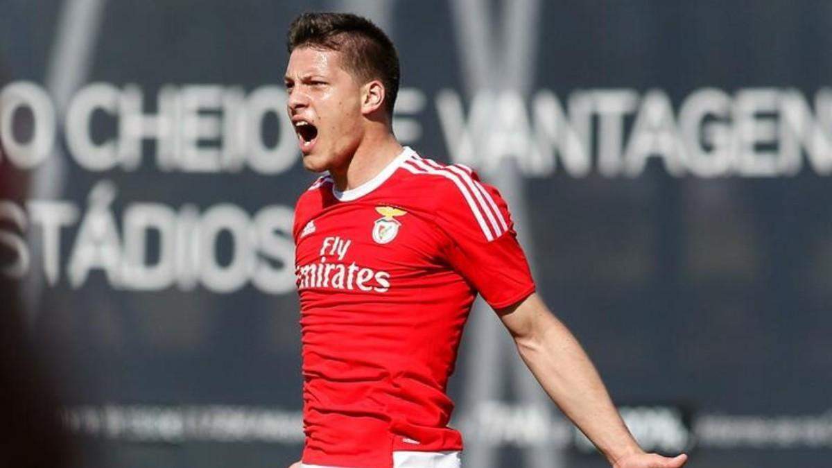 Luka Jovic en el Benfica