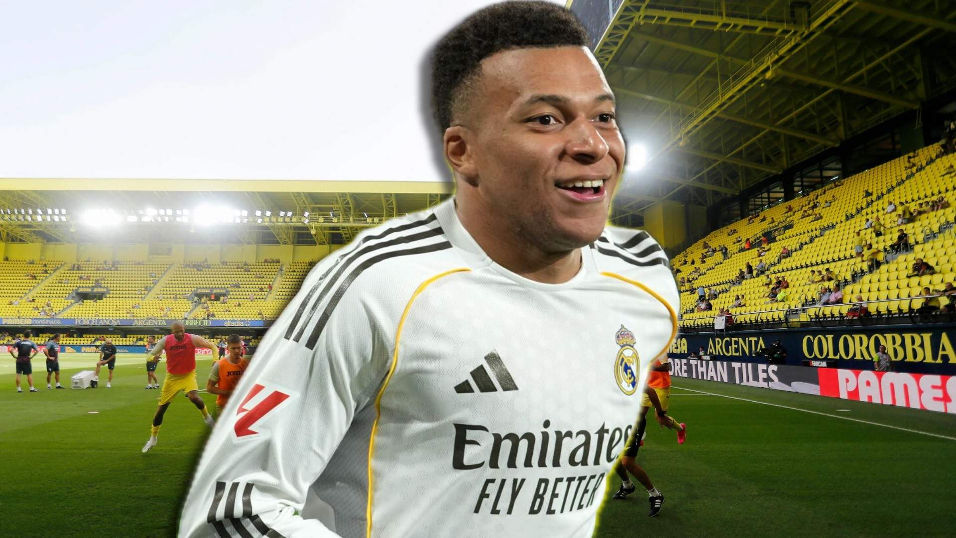 No se vio en TV: el gesto de Mbappé (27) a la grada de La Cerámica tras los insultos a Vinicius	