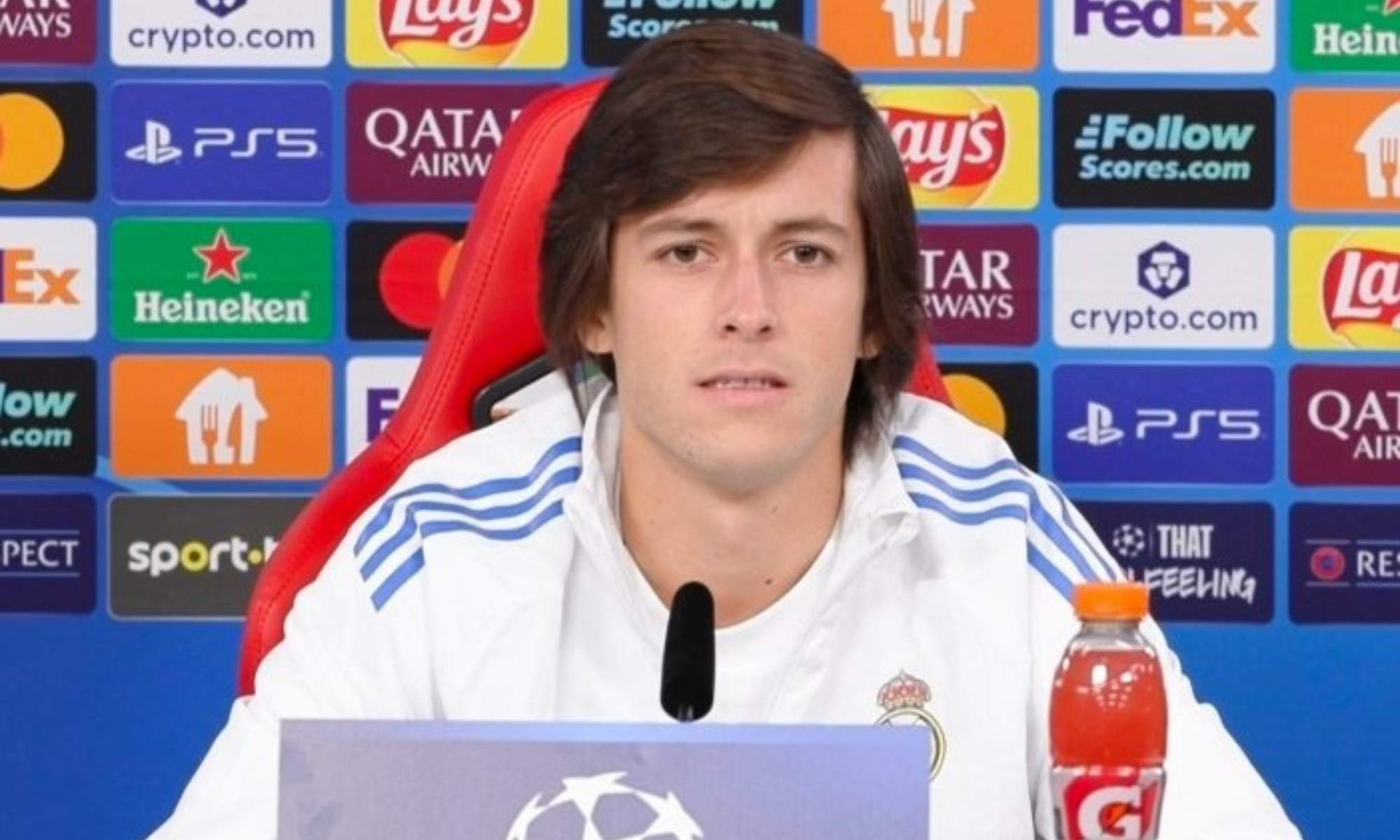 Álvaro Carreras en la rueda de prensa