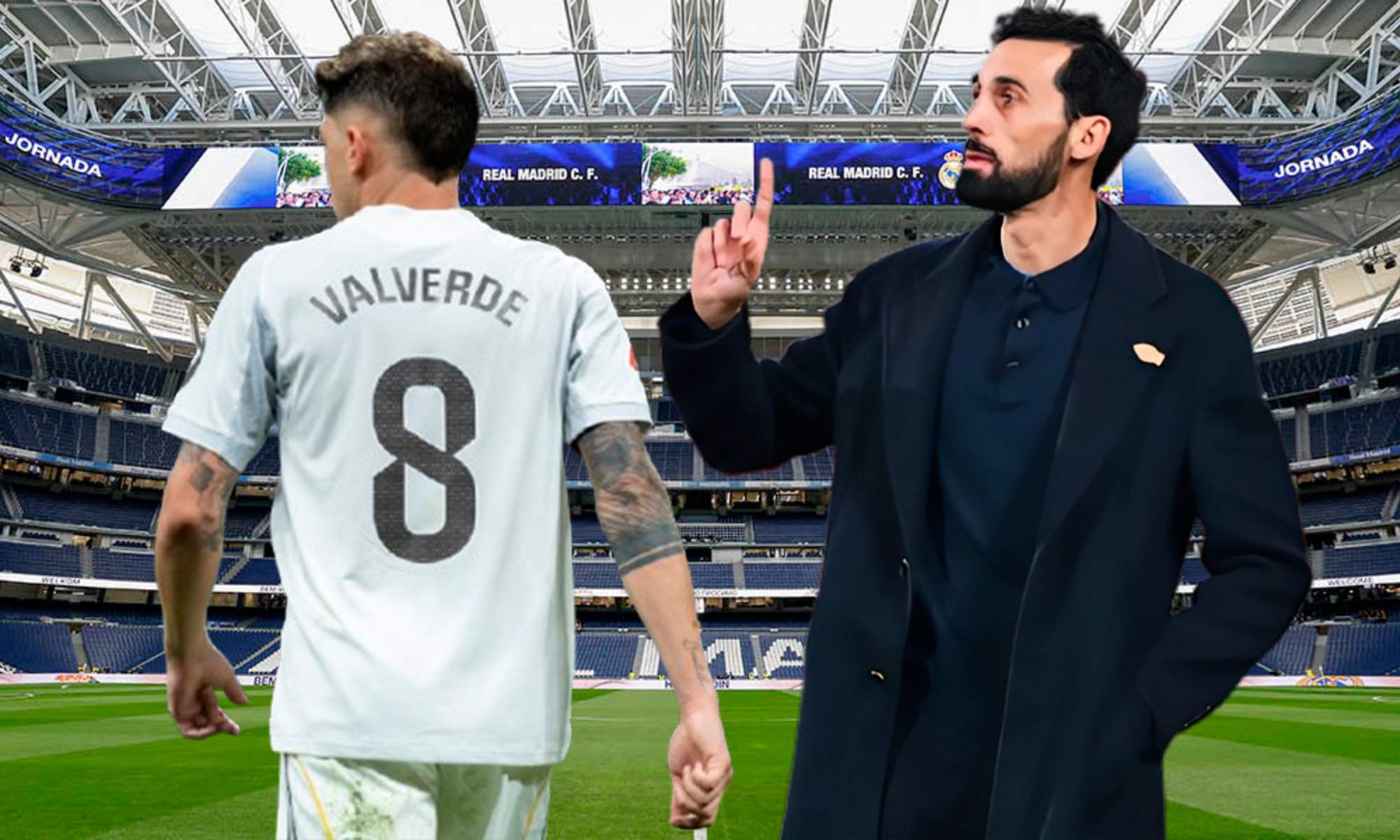 Fede Valverde y Álvaro Arbeloa