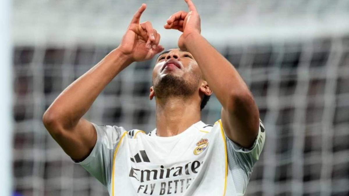 Bellingham celebrando su gol ante el AS Mónaco