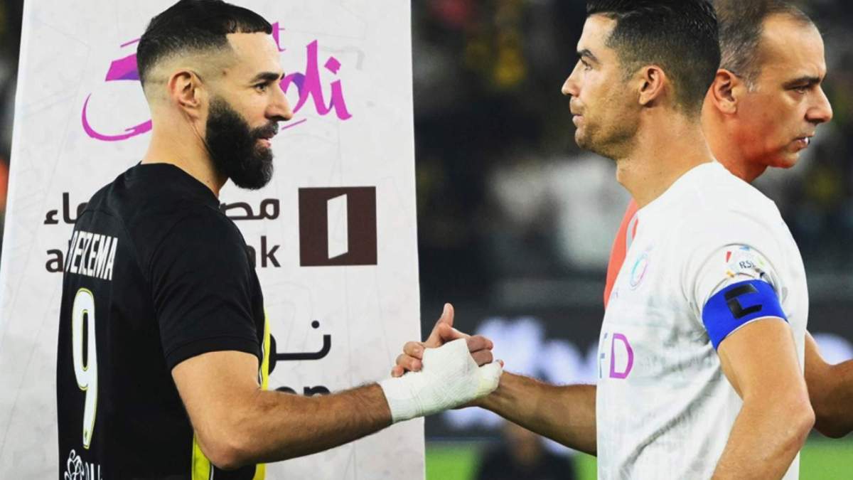 Cristiano Ronaldo y Benzema en Arabia