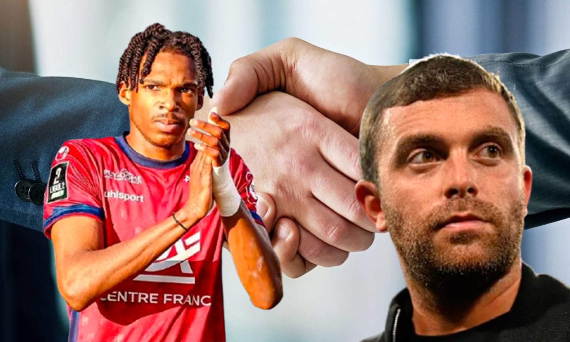 Jérémy Jacquet y Fabrizio Romano