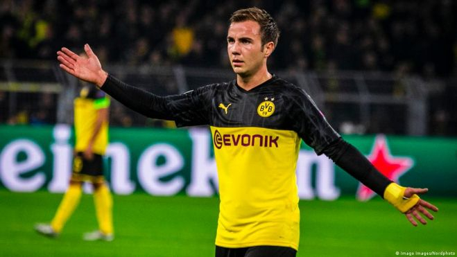 Mario Götze con el Borussia Dortmund