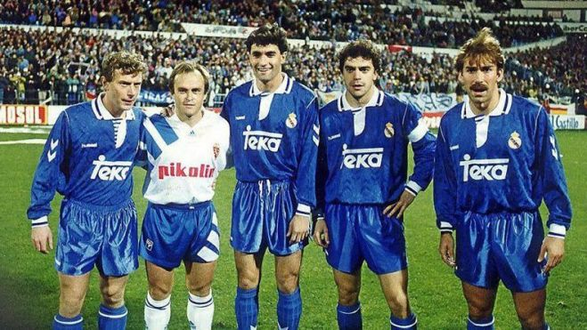 La Quinta del Buitre con Pardeza en el Zaragoza La Quinta del Buitre con Pardeza en el Zaragoza