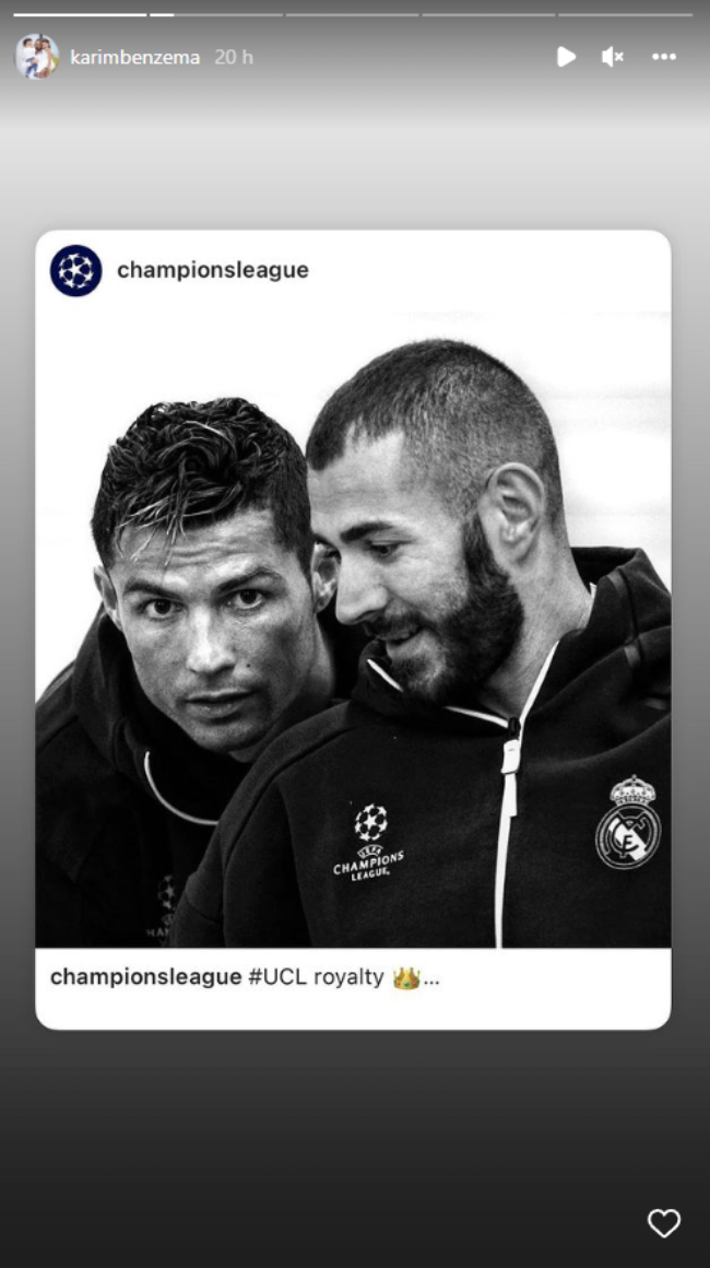 Karim Benzema y Cristiano Ronaldo